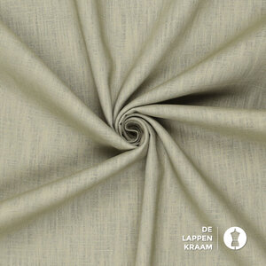 Basic Gewassen linnen olijfgroen