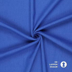 Basic Gewassen linnen kobalt