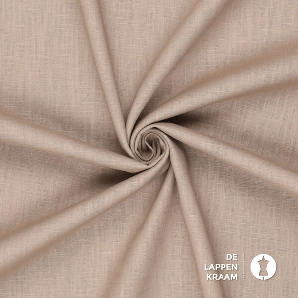 Basic Gewassen linnen beige