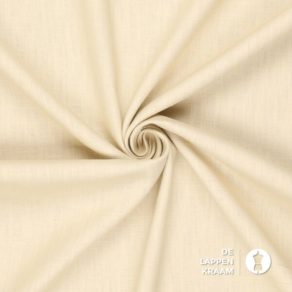 Basic Gewassen linnen beige