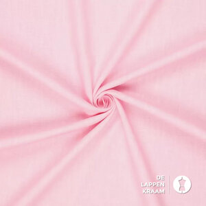 Basic Gewassen linnen licht rose