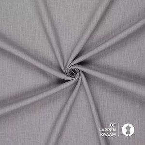 Basic Gewassen linnen licht grijs