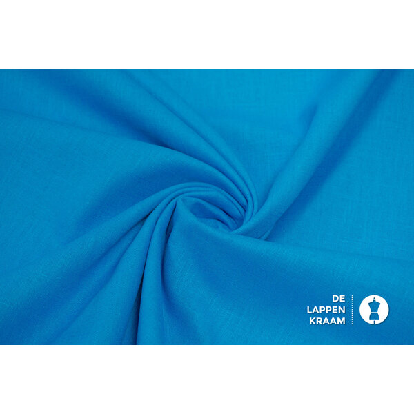 Basic Gewassen linnen aqua