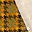 Coupon 42 Stretchkatoen geel Pied de Poule 170 x 145 cm