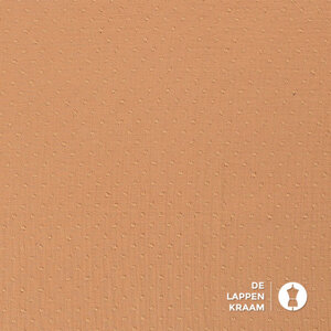 Coupon 924 Hydrofiel met nopje biscuit 170 x 130 cm