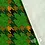 Coupon 45 Stretchkatoen groen Pied de Poule 170 x 145 cm