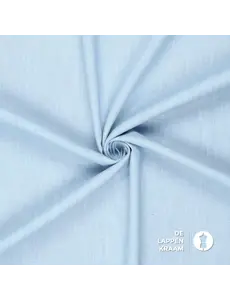 Basic Gewassen linnen babyblauw