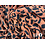 Mesh stof met Flockprint panter