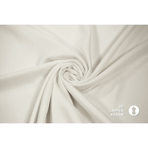 Viscose gabardine  met keperbinding off-white