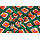 Viscose tricot groen met abstracte ruiten