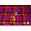 Stretchkatoen magenta Pied de Poule
