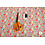 Coupon 53 Tricot met kleine bloemetjes 170 x 150 cm