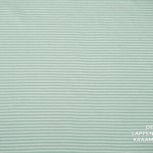 Tricot gestreept in mintgroen