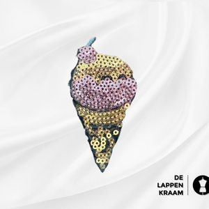  Opstrijkbare patch ijsje