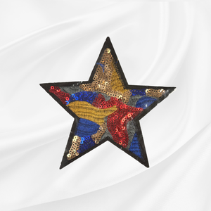  Opstrijkbare patch grote ster