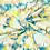 SALE Linnenmix stof met tie dye print lime blauw