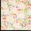 SALE Linnenmix stof tie dye abstracte bloemenprint lime