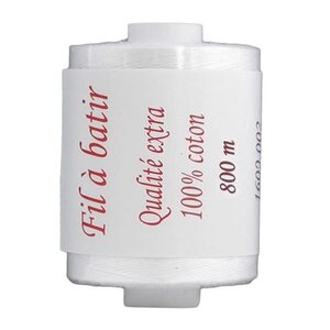  Rijggaren wit grote klos 800mtr