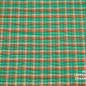  Seersucker groen ruitje