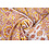 Viscose met boho print in geel