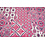 Viscose stof met boho print in roze