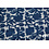 Crinkle viscose met donkerblauw abstract patroon