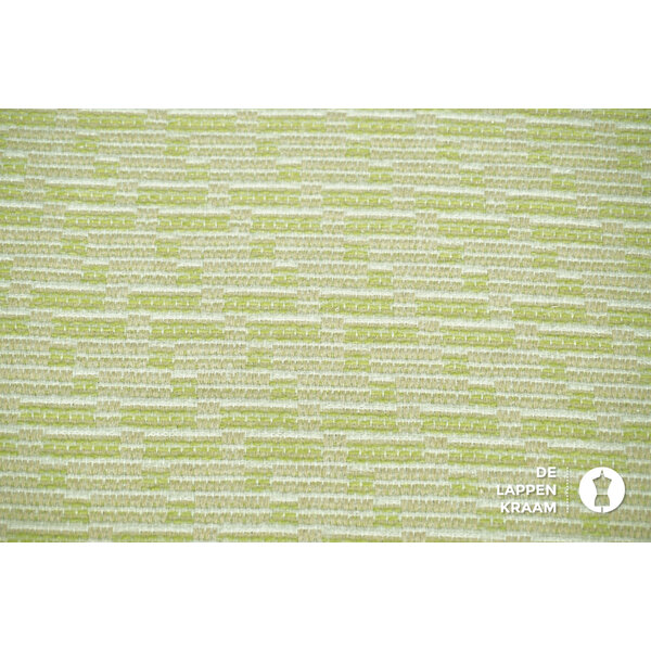 Boucle in lime wit gestreept