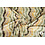 SALE Viscose stof met vervaagde golfjesprint