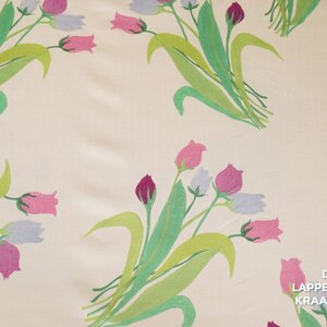 *** Stretchkatoen met plukboeket