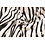 Stretchkatoen stof zebraprint ecru-wit