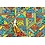 Canvas stof met kleurrijk patchwork