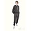 Basic Joggingstof diep donkerbruin