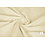 Mousseline stof met print van witte blaadjes in beige