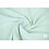 Mousseline stof met print van witte blaadjes in mintgroen