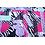 *** Viscose stof in retroprint lila