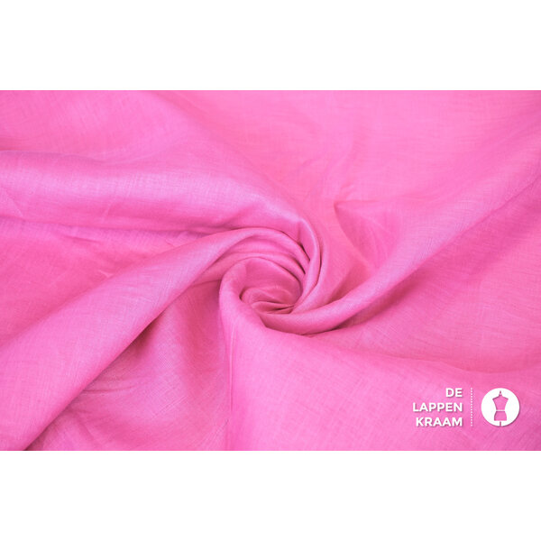 Linnen stof roze