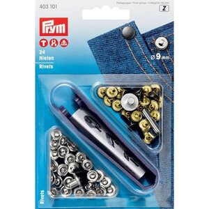  Studs in oud brons (24 st)