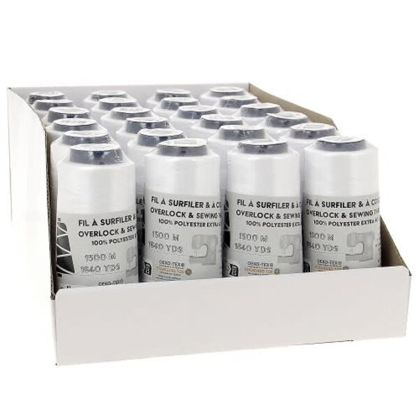 Lockgaren 1500mtr wit