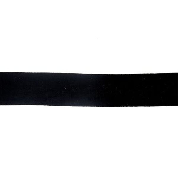 Jersey biasband zwart per decimeter