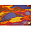 Coupon 910 Viscose tricot met kleurrijke waterverf vlakken 170 x 160 cm