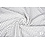 Coupon 211 Katoenen tricot wit met zwarte stippen flockprint 170 x 150 cm