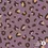 French terry mauve met panterprint