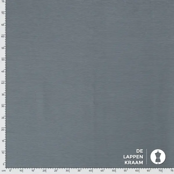 Ottoman tricot jeansblauw