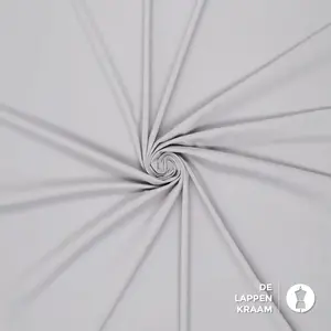 Coupon 87 Travelstof uni lichtgrijs 180 x 150 cm