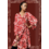 Marlie's Choice Viscose popeline stof met rode bloemenprint