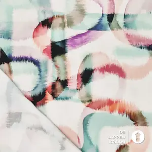 Marlie's Choice Viscose twill met doolhofprint