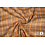 SALE Seersucker stof ruitje oranje bruine ruit