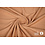 Terry crepe stof in de kleur nootmuskaat