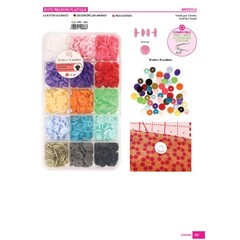  Doosje met plastic drukkertjes assortiment