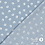 Chambray denim stof met bloemetjes